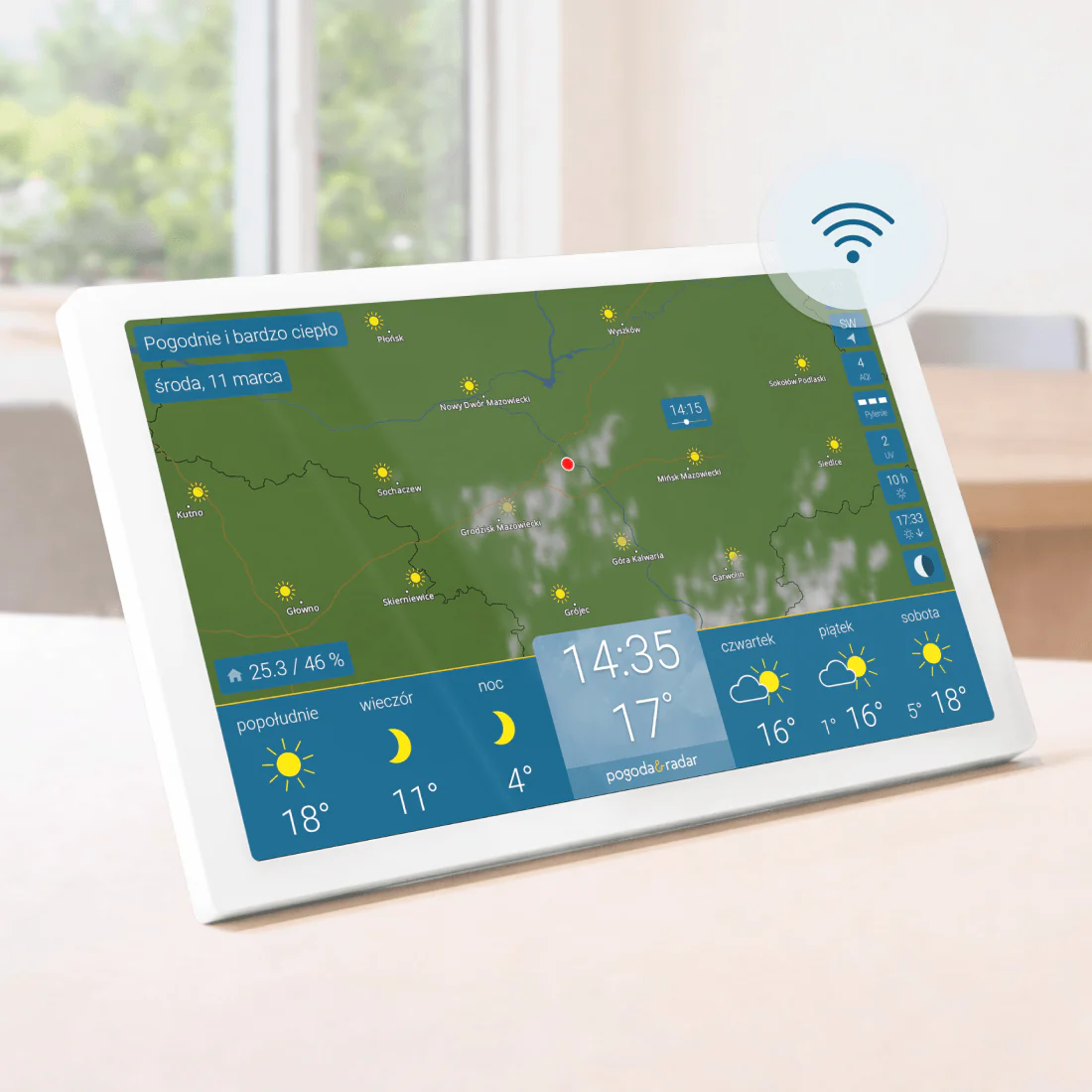 pogoda & radar home 4 (Biały) - Image 5